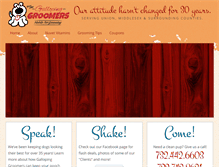 Tablet Screenshot of gallopinggroomers.com